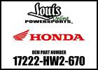 17222-hw2-670 Honda Cover Flame Trap 757480840878