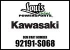 92191-s068 Kawasaki Klx Tube Breather New Oem 725984781201