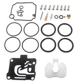 Aftermarket Yamaha Carburetor Rebuild Kit 62y-w0093-11 Outboard And Float For 4 Stroke 50 Hp F50 2001 Up Engine