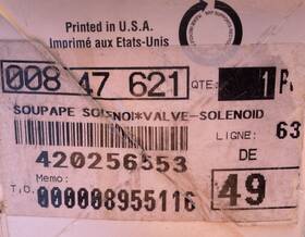 Brp 420256553 Solenoid Valve #1982