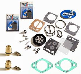 112-14-4121 Genuine Mikuni Sea Doo Dual Carb Rebuild Kit Base Gasket And Needle Seat Gtx 96-97