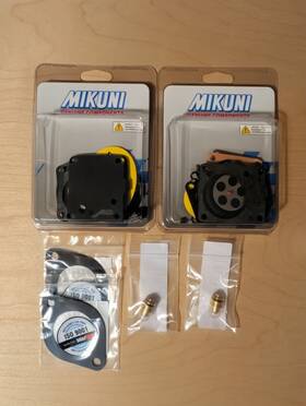 Genuine Mikuni 680034320628 Sea Doo Dual Carb Rebuild Kit Base Gasket And Needle Seat Xp 94
