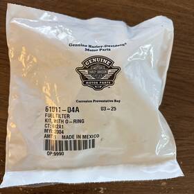 61011-04a Harley-davidson Fuel Filter Kit With O-ring New