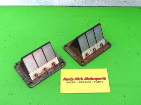 Kawasaki 12021-3703 1988 650sx Oem Intake Reed Cages Left Right Set Reeds Decent