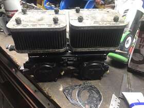 Kawasaki 38mm 40mm 650 Clean Ready Dual Carbs Carburetor 750 Sx Ss Ssxi Keihin Cdkii Ocean Pro Filter