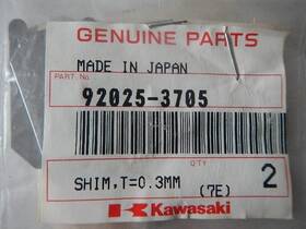 92025-3705 Kawasaki New Oem Shim 0.3mm 2 92025-3705 Kawasaki New Oem Shim 0.3mm 2