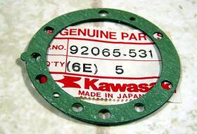 92065-531 Kawasaki Qty 6 New Oem Js300 Js400 Js550 Ss340 St440 Ss440 Gasket 92065-531 Kawasaki Qty 6 New Oem Js300 Js400 Js550 Ss340 St440 Ss440 Gasket