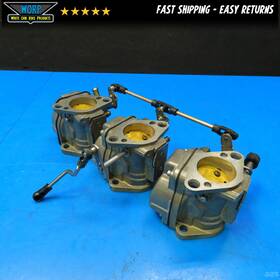 821854t23 Mercury Genuine Oem Wme Tracker 60hp Carburetor Rack Carb Set