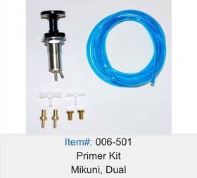 006-501 Mikuni Primer Kitmikuni Dual