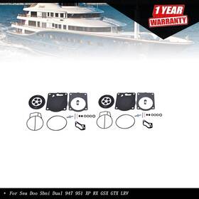 Tur72556i Munirater 2-pack Carburetor Rebuild Kit For Sea Doo Sbni Dual 947 951 Xp Rx Gsx Gtx Lrv