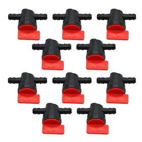 698183 Nakkaa 10pcs 1/4 Inch Straight In Line Gas Fuel Shut Off Valves Cut 698183 Nakkaa 10pcs 1/4 Inch Straight In Line Gas Fuel Shut Off Valves Cut