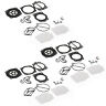 P003-a002-3pc Artudatech Carburetor Rebuild Kit For Kawasaki Zxi Ss Pwc Xi