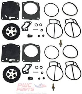 Pwc-cb-003 Pwc Parts Co 2x Seadoo Mikuni Carb Rebuild Kit Twin Pack Sbn-i 46mm 951 Xp Gtx Rx Gsx-l Lrv Pwc-cb-003 Pwc Parts Co 2x Seadoo Mikuni Carb Rebuild Kit Twin Pack Sbn-i 46mm 951 Xp Gtx Rx Gsx-l Lrv