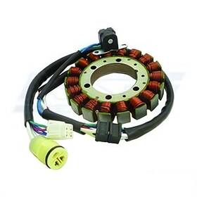 Rareelectrical 65-910-z8 New Stator Assembly Fits Yamaha Grizzly Ducks 660cc By 5km-81410-01-00
