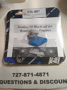 36-007 Sbt Seadoo Bombardier 800/ 951 T/s 640/770 Oil Pump Block-off Kit