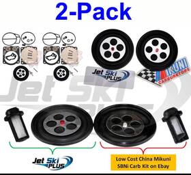 Seadoo 791321109502 951 Dual Mikuni Sbni Carb Carburetor Rebuild Kit Gsx Gtx Rx Xp Lrv Ltd