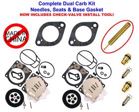 Seadoo 791321110447 Sea-doo Dual Mikuni Carburetor Full Rebuild Kit With Tool - 1998-1999 Gsx Ltd