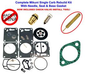 Jsp10000f Seadoo Mikuni Carburetor Rebuild Kit And Needle Seat Gasket 1993-1996 Spi Tool