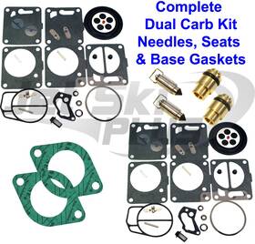 Jsp10001-c Seadoo Dual Mikuni Carburetor Rebuild Kit And Needle Seat Carb Gasket Xp 96-97 Jsp10001-c Seadoo Dual Mikuni Carburetor Rebuild Kit And Needle Seat Carb Gasket Xp 96-97