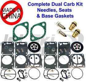 Jsp10001ax2-nochina Seadoo Dual Mikuni Carburetor Rebuild Kit Needle Seat Base Gasket Xp 580 587 Jsp10001ax2-nochina Seadoo Dual Mikuni Carburetor Rebuild Kit Needle Seat Base Gasket Xp 580 587