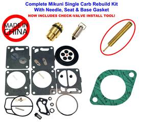Jsp10002b Seadoo Mikuni Carburetor Rebuild Kit Needle Seat And Carb Gasket Gts 97-98 Tool Jsp10002b Seadoo Mikuni Carburetor Rebuild Kit Needle Seat And Carb Gasket Gts 97-98 Tool