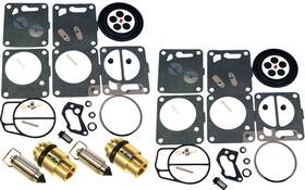 Jsp7113 Seadoo Dual Mikuni Carburetor Rebuild Kit And Needle/seat Sportster Lt 2002