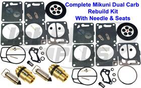 Jsp7115 Seadoo Dual Mikuni Carburetor Rebuild Kit And Needle/seat Speedster 1995 1998 1999