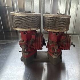 Tillotson Hd141a Dual Side Draft Carburetor Set Up With Manifold For Js440 Or Js550
