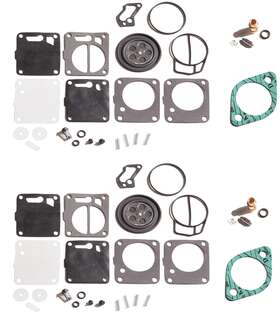 112-14-412-k5 Titan 757 Performance Sea Doo Xp 787 800 95-97 Dual Carb Rebuild Kit With Needle Seat And Base Gaskets
