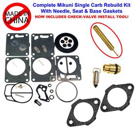Jsp10001-a Yamaha Mikuni Carburetor Rebuild Kit-needle/seat Gaskets Wave Runner Lx Vxr Tool Jsp10001-a Yamaha Mikuni Carburetor Rebuild Kit-needle/seat Gaskets Wave Runner Lx Vxr Tool