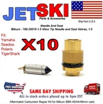 Lot Of 10 Mikuni Sbni Super Needle Seat Valve Pwc Jet Ski Seadoo Yamaha. Fixed Price $137.54.