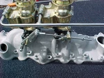 Carburetor Linkage Hot Rod For Holley Dual Carbs Flathead (CL-2 X 2-94-P). Fixed Price $99.00.