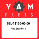 5EL-11166-00-00 Yamaha Pipe, Breather 5EL111660000, New Genuine Oem Part. Fixed Price $21.97.
