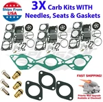 Yamaha Mikuni Triple Carb Rebuild Kit Suv Gp Xl 1200 Exciter 135 270 Jetboat Npv. Fixed Price $137.00.