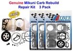 Genuine Mikuni Triple Carburetor Rebuild Kit Yamaha Lx 210 LS2000. Fixed Price $239.95.
