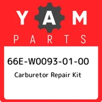 66E-W0093-01-00 Yamaha Carburetor Repair Kit 66EW00930100, New Genuine Oem Part. Fixed Price $341.18.