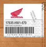 Honda Aquatrax F12X F15X Oem Fuel Neck Gas Partition 17635-HW1-670. Fixed Price $46.99.