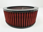 Round Washable 6-3/8" Air Cleaner Filter Element 2-1/2" Tall Pre-oiled Hot Rod. Fixed Price $16.95.