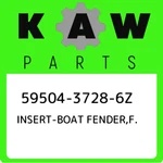 59504-3728-6Z Kawasaki Insert-boat Fender,f. 5950437286Z, New Genuine Oem Part. Fixed Price $85.13.