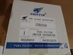 Griffin GTB341(GA) Fuel Filter/water Separator. Fixed Price $325.00.