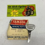 Nos Yamaha 90890-55916 Key Blank Oem. Fixed Price $12.99.
