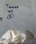 Yamaha Key Blank 611 / 90890-55917-00 Lot Of Pcs Nos (O8B-2-6). Fixed Price $8.00.