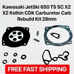 Kawasaki Jetski 650 Sx Sc X-2 X2 Keihin Cdk Carburetor Rebuild Kit 28MM. Fixed Price $31.39.