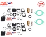 Seadoo Dual Mikuni Carburetor Rebuild Kit & Needle Seat Gasket 1996-97 Xp. Fixed Price $107.95.