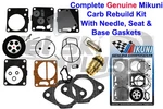 Yamaha Genuine Mikuni Carb Kit-needle/seat-base Gasket Wave Blaster Raider 700. Fixed Price $103.96.