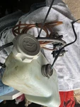 97 Kawasaki 900 Stx Oil Tank ,bracket Mounts And Pump. Fixed Price $50.00.