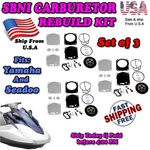 Yamaha Triple Xlt 1300 Carburetor Kit Mikuni Sbni GP1200R +. Fixed Price $87.82.