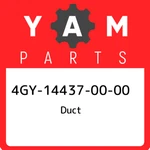 4GY-14437-00-00 Yamaha Duct 4GY144370000, New Genuine Oem Part. Fixed Price $64.69.