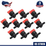 10PK 1/4" Straight In-line Gas Fuel Shut-off Cut-off Valves Petcock AM107340. Fixed Price $8.39.