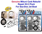 2 Pack Genuine Mikuni Carburetor Rebuild Repair Kit Seadoo Challenger /1800. Fixed Price $159.95.